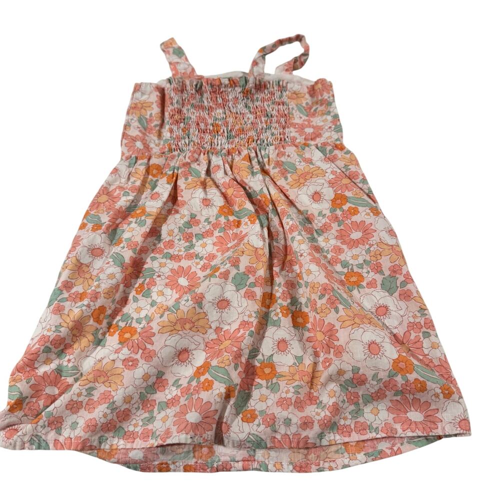 Cotton On Toddler Girl 3T Floral Dress 100% Cotton - Picture 2 of 5
